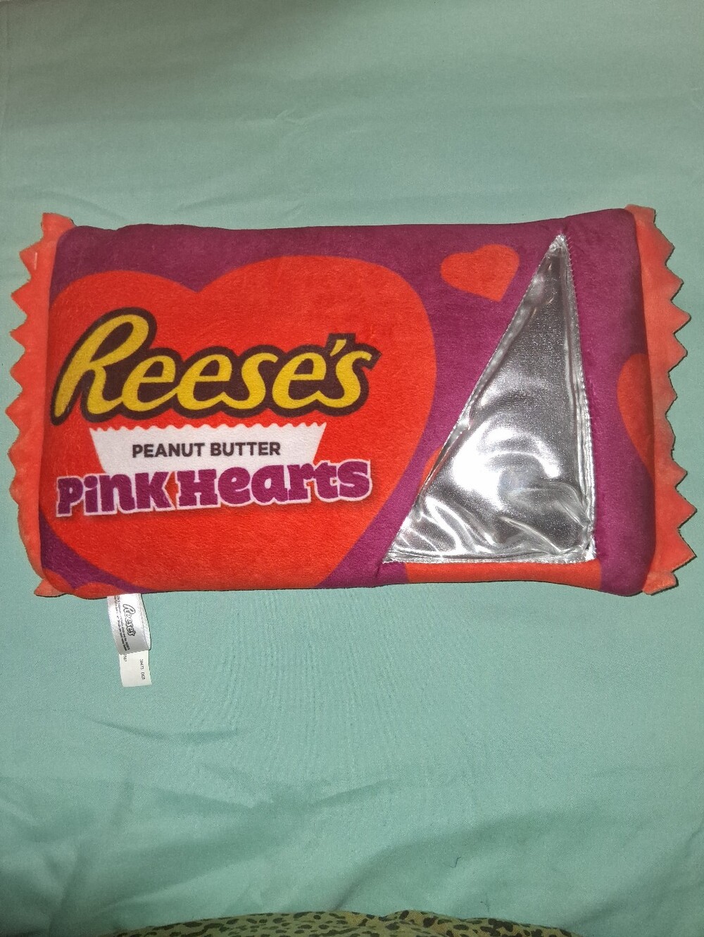 🧡🩷💛🖤 Womens Reeses Pink Hearts Red & Purple Clutch Wristlet Candy Zipper Fun